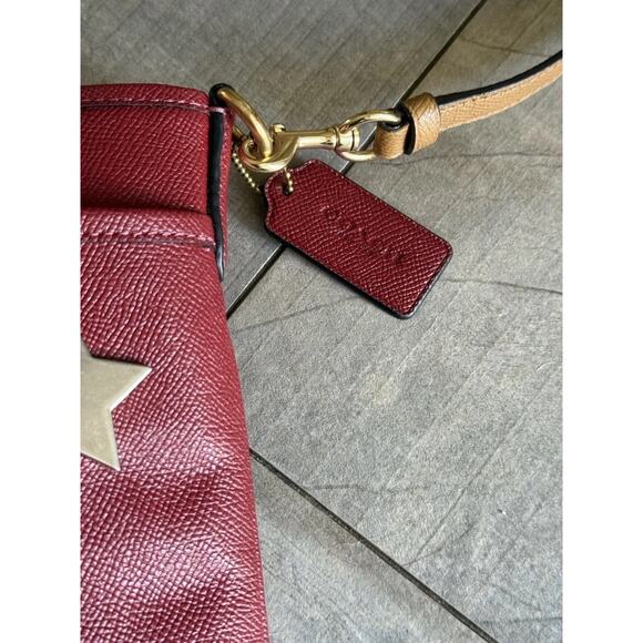 Coach Kitt Crossbody bag grained leather, CC526, Cherry - Picture 10 of 15